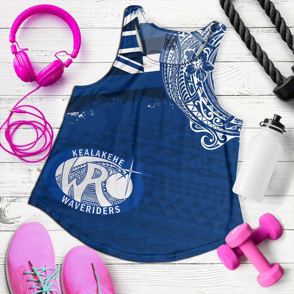 Hawaii Women Tank Kealakehe High School With Crest Style
