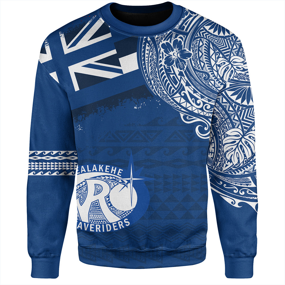 Hawaii Sweatshirt Kealakehe High School With Crest Style