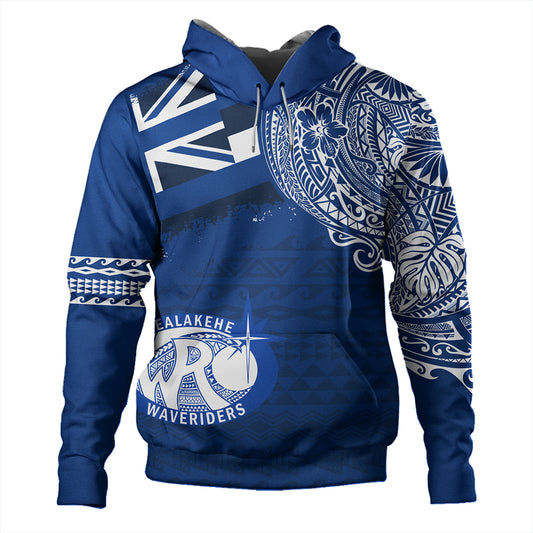 Hawaii Hoodie Kealakehe High School With Crest Style