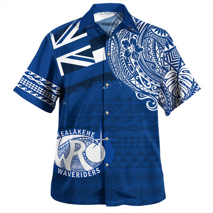 Hawaii Hawaiian Shirt Kealakehe High School With Crest Style