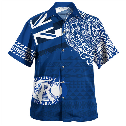 Hawaii Hawaiian Shirt Kealakehe High School With Crest Style