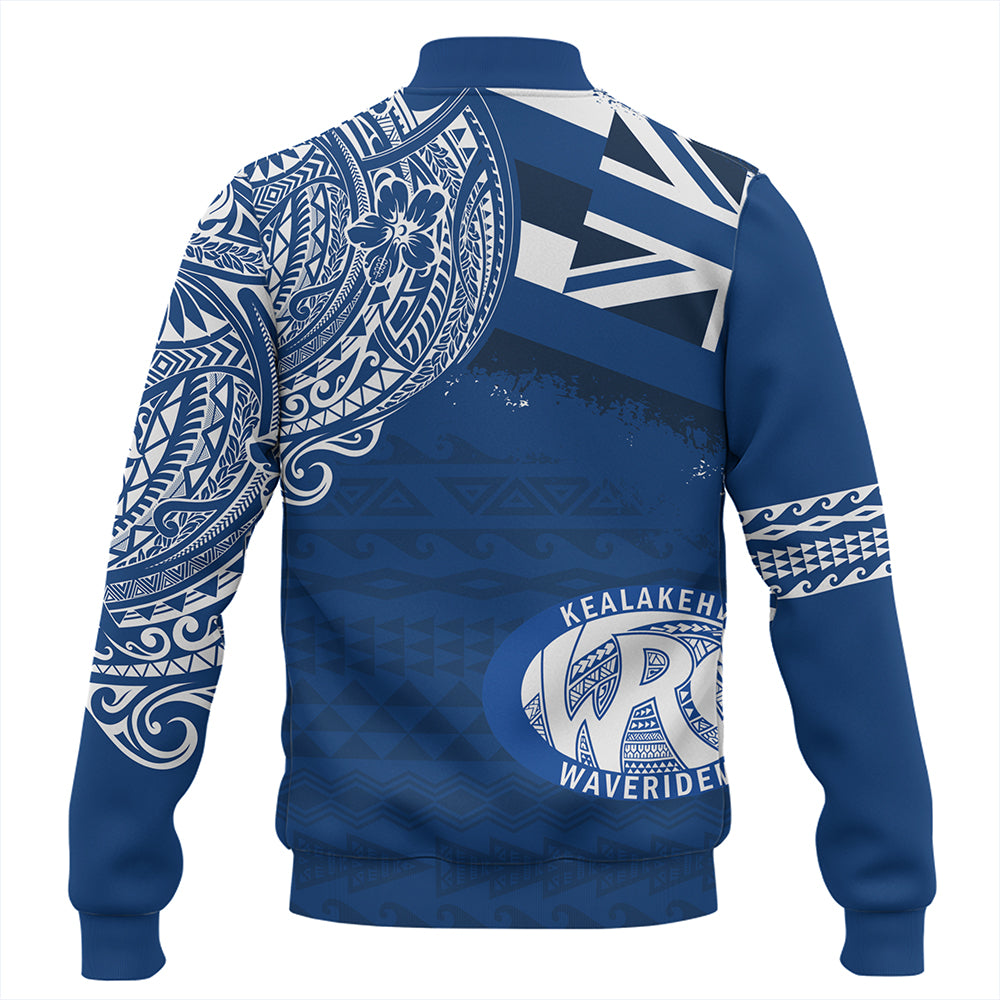Hawaii Baseball Jacket Kealakehe High School With Crest Style
