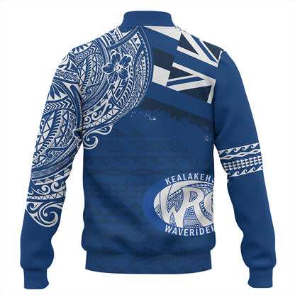 Hawaii Baseball Jacket Kealakehe High School With Crest Style