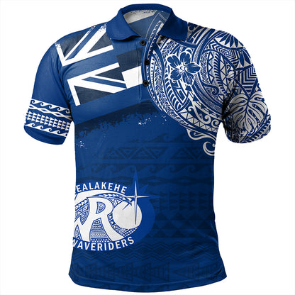 Hawaii Polo Shirt Kealakehe High School With Crest Style