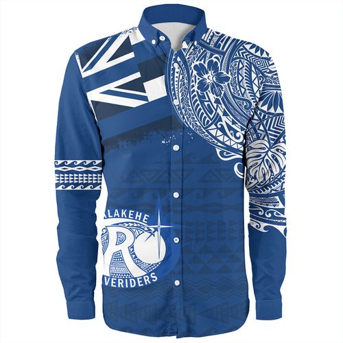 Hawaii Long Sleeve Shirt Kealakehe High School With Crest Style