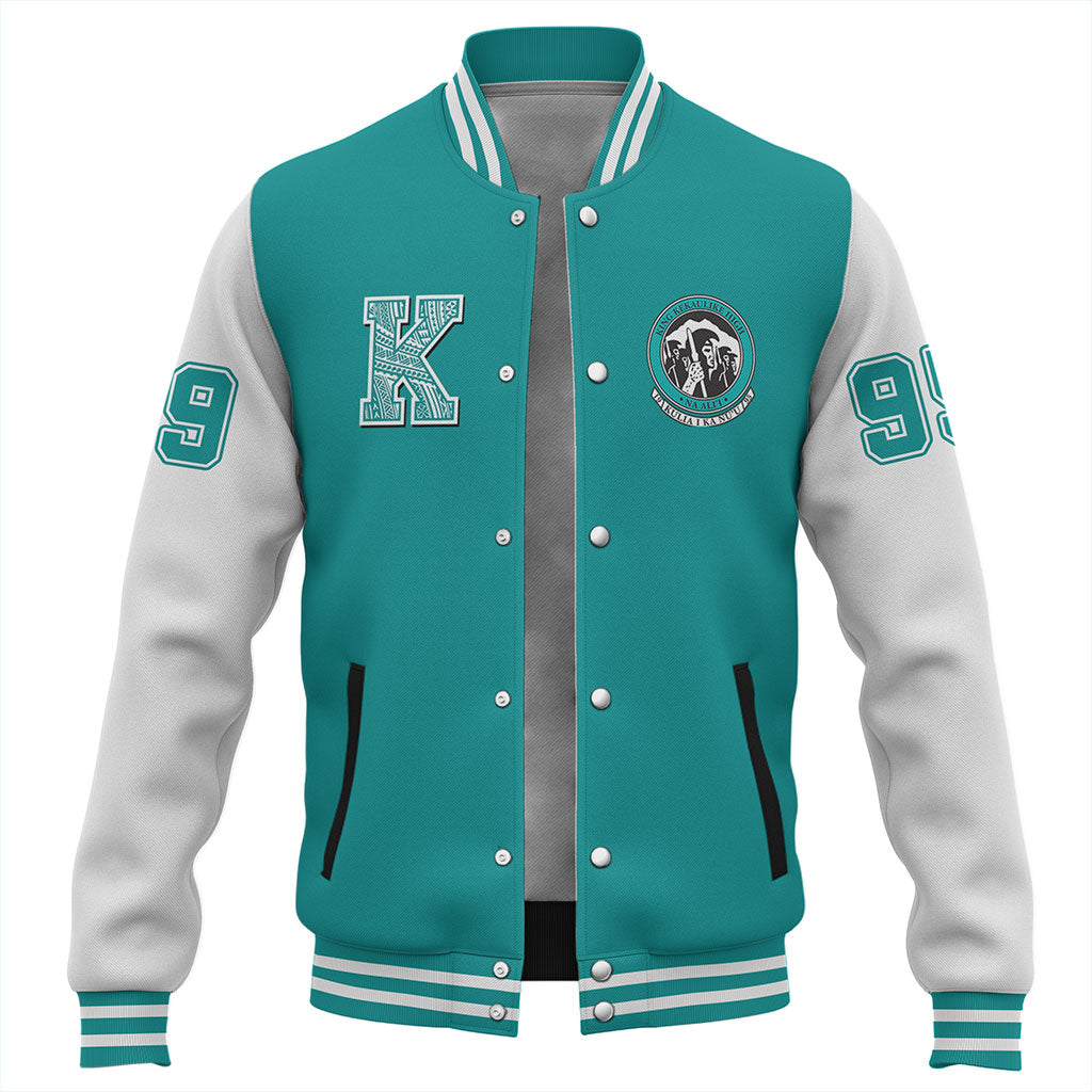 Hawaii Baseball Jacket King Kekaulike High School Polynesian Letters Style