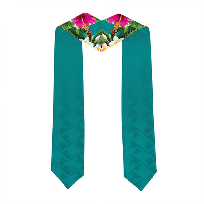 Hawaii Graduation Stole Custom King Kekaulike Class 2026 Tropical Hibiscus Island Style