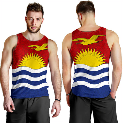 Kiribati Tank Top Flag Design With Pattern