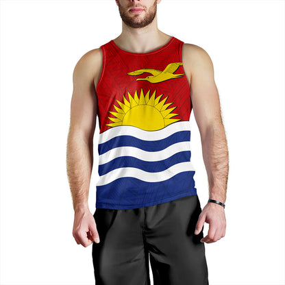 Kiribati Tank Top Flag Design With Pattern