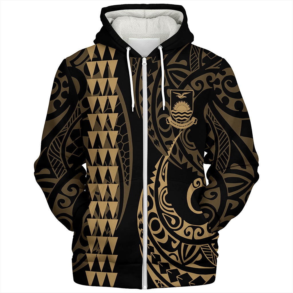 Kiribati Sherpa Hoodie Kakau Style Ver.1