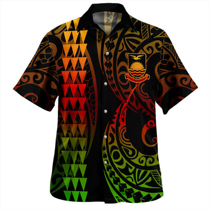 Kiribati Hawaiian Shirt Kakau Style