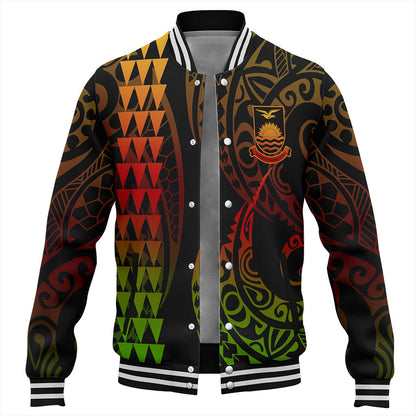 Kiribati Baseball Jacket Kakau Style