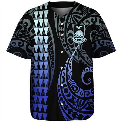 Kiribati Baseball Shirt Kakau Style