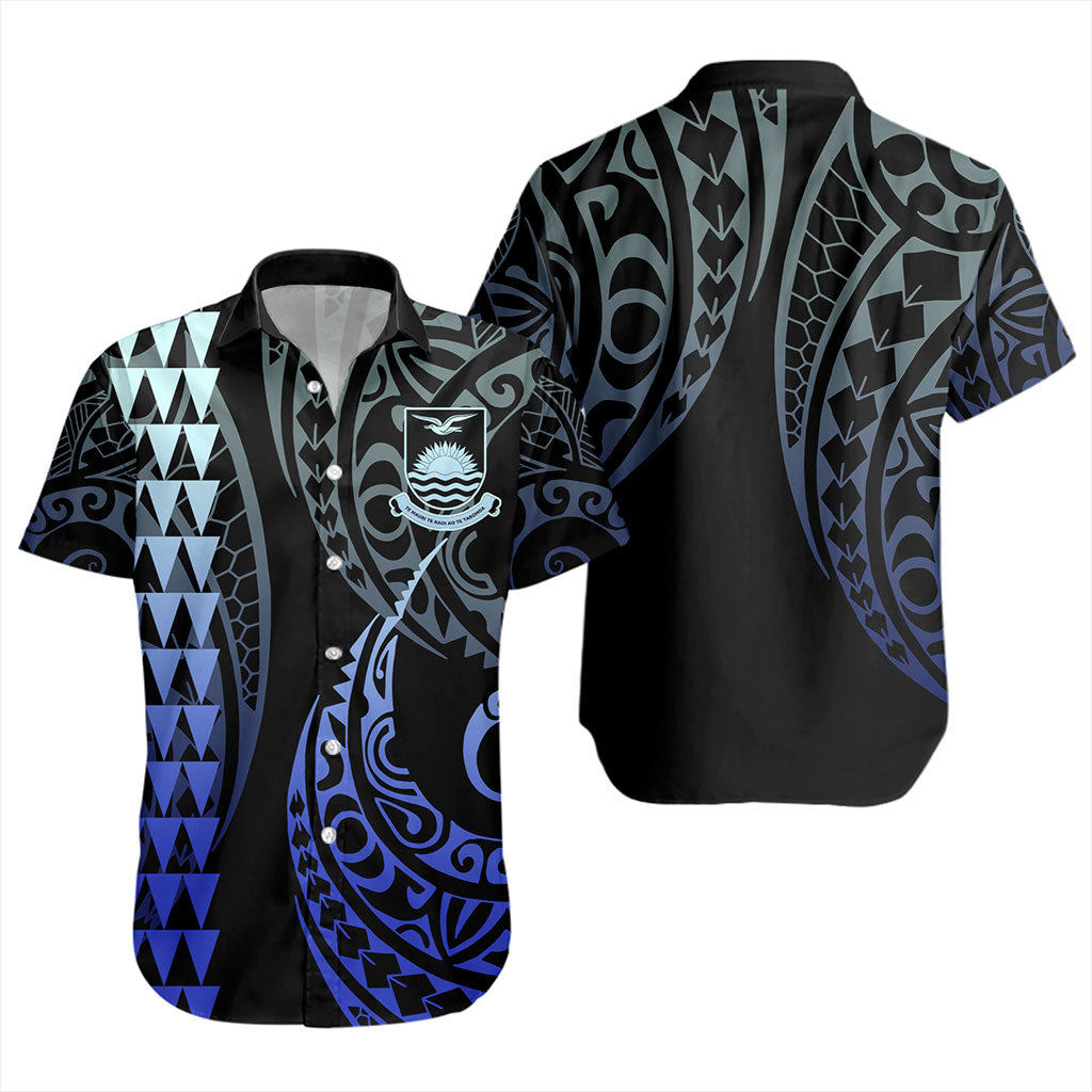 Kiribati Short Sleeve Shirt Kakau Style