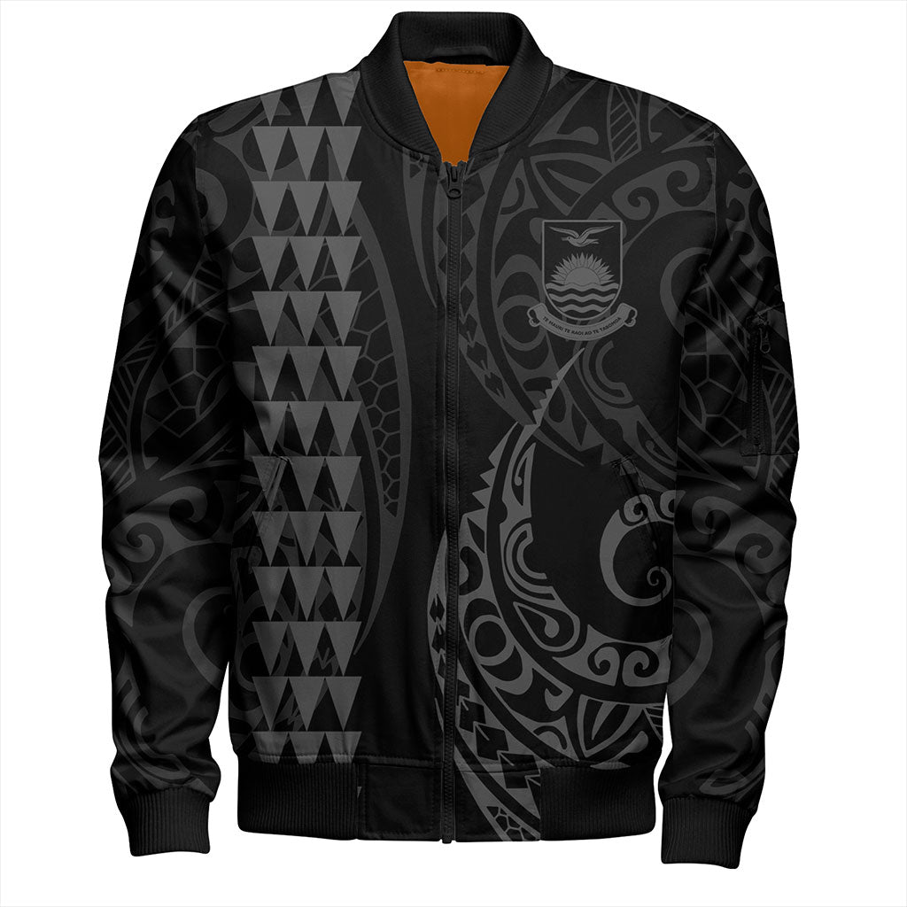 Kiribati Bomber Jacket Kakau Style