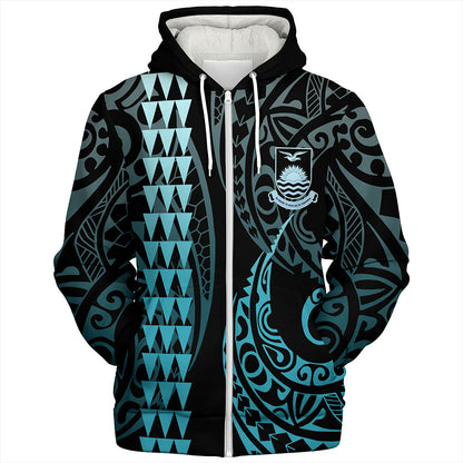 Kiribati Sherpa Hoodie Kakau Style Ver.1
