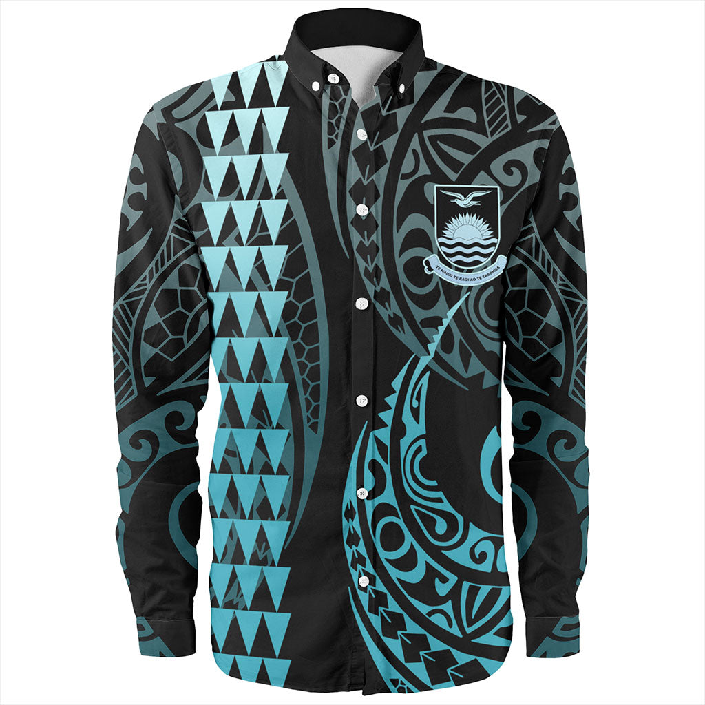 Kiribati Long Sleeve Shirt Kakau Style Ver.1