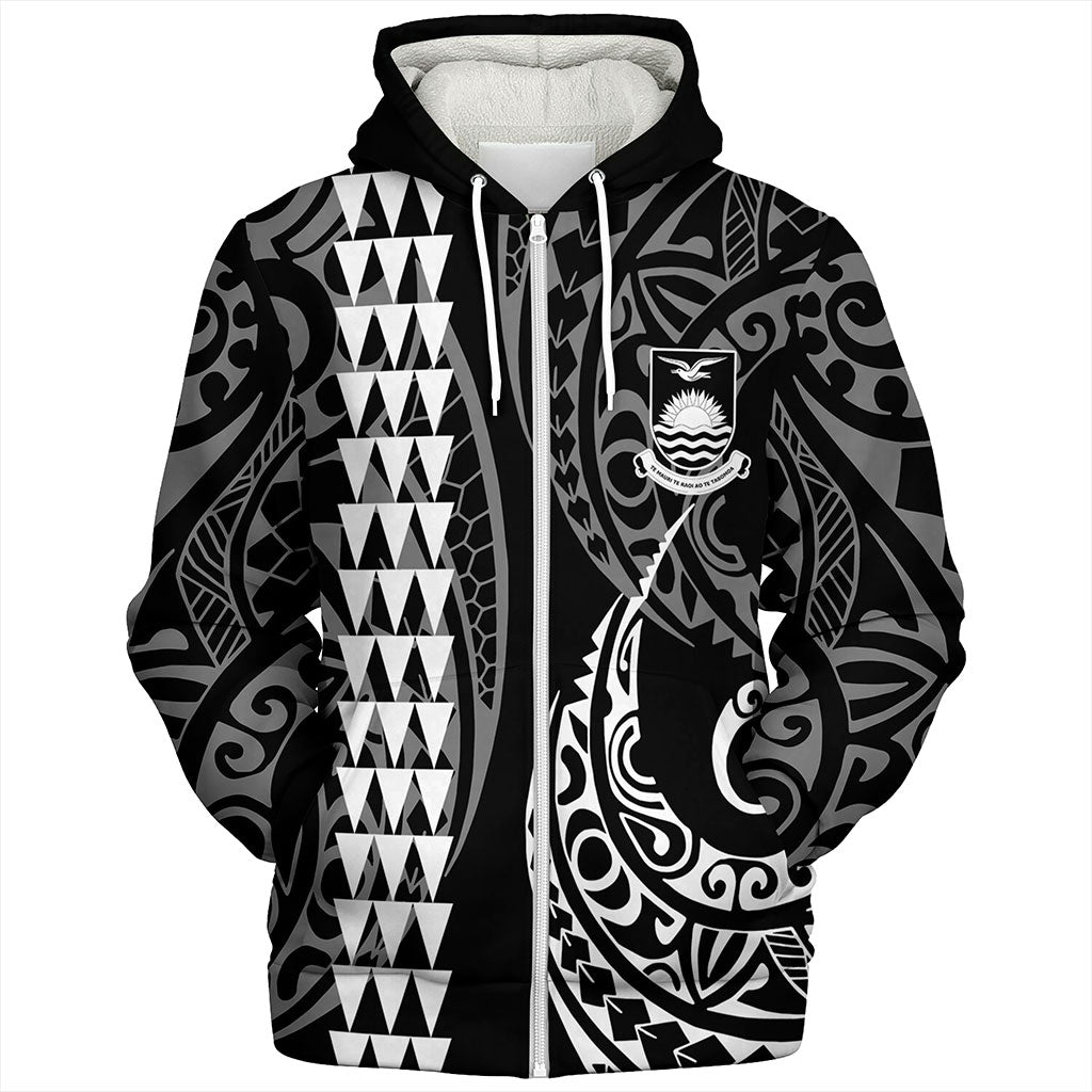 Kiribati Sherpa Hoodie Kakau Style Ver.1