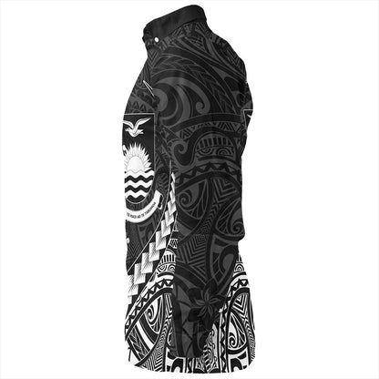 Kiribati Long Sleeve Shirt Tribal Micronesian Coat Of Arms
