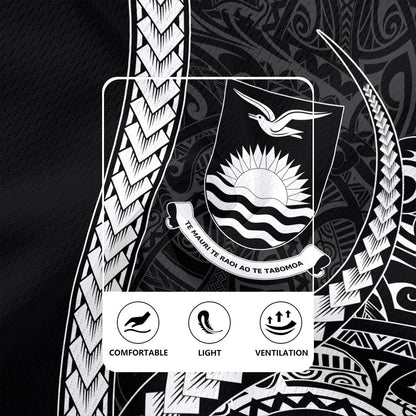 Kiribati Rugby Jersey Tribal Micronesian Coat Of Arms