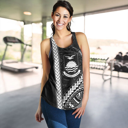 Kiribati Women Tank Tribal Micronesian Coat Of Arms