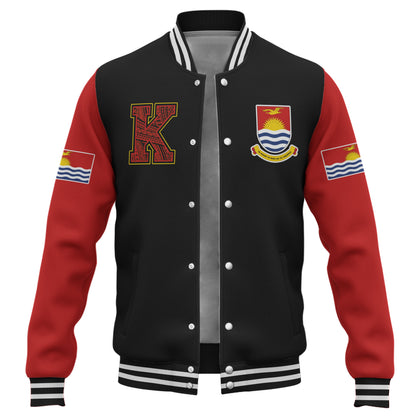 Kiribati Baseball Jacket Letters Style