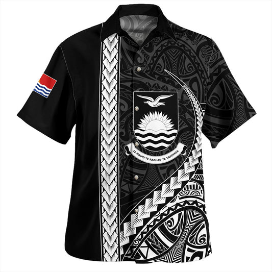 Marshall Islands Hawaiian Shirt Tribal Micronesian Coat Of Arms