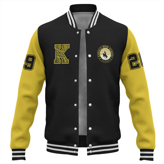 Hawaii Baseball Jacket Kohala High School Polynesian Letters Style