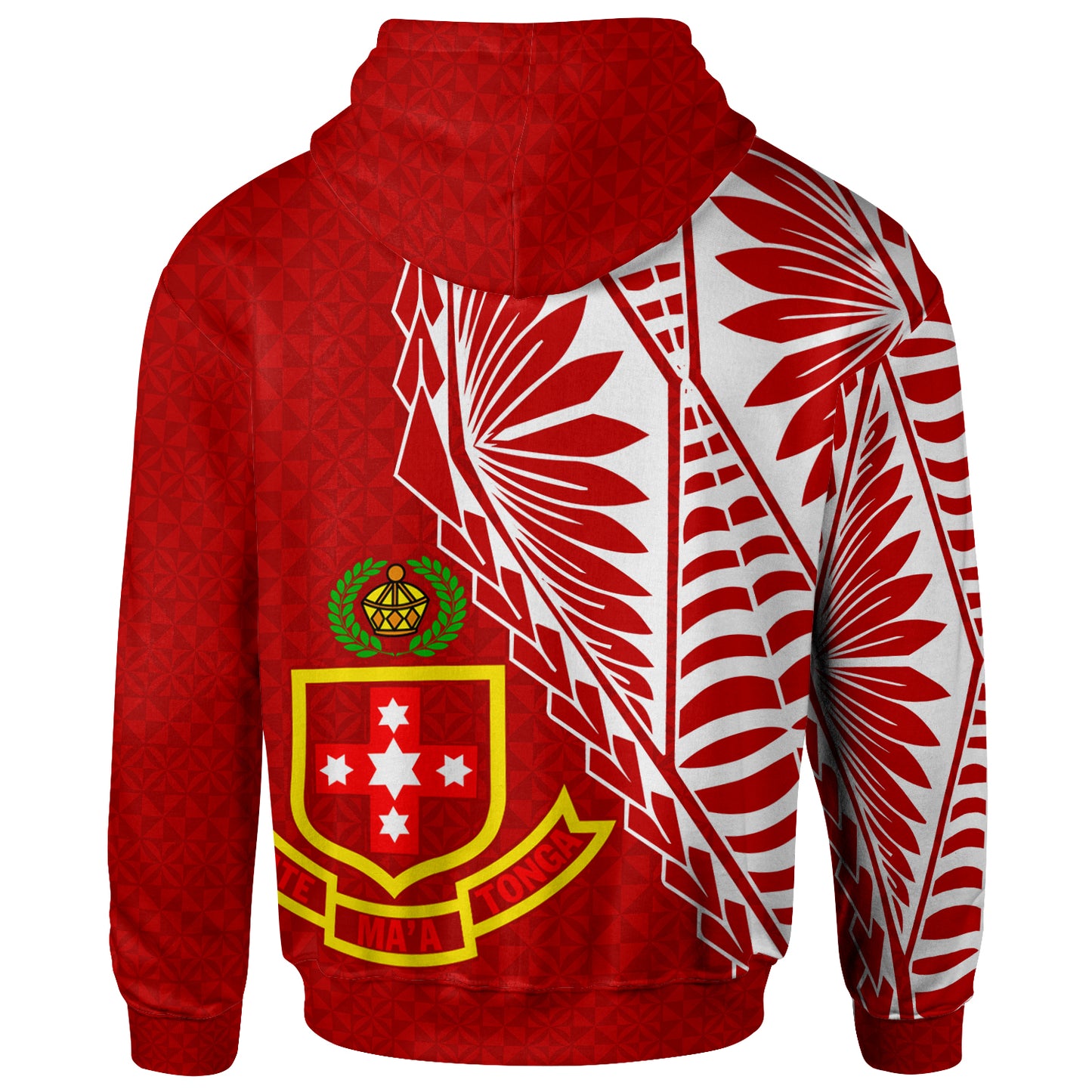 Kolisi Tonga 'Atele Hoodie - Tongan Pattern