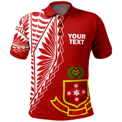 Kolisi Tonga 'Atele Polo Shirt - Tongan Pattern