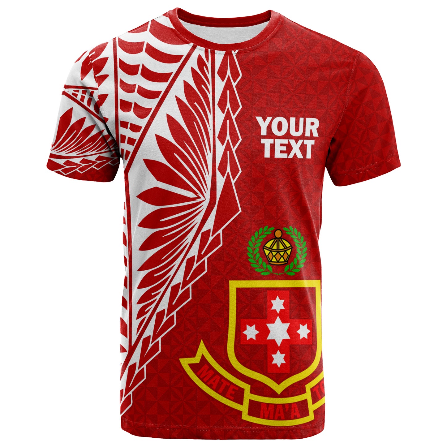 Kolisi Tonga 'Atele T-Shirt - Tongan Pattern