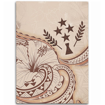 Kosrae Area Rug Hibiscus Flower Vintage Style