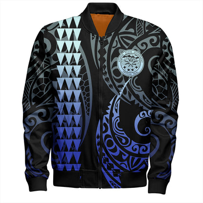 Kosrae Bomber Jacket Kakau Style