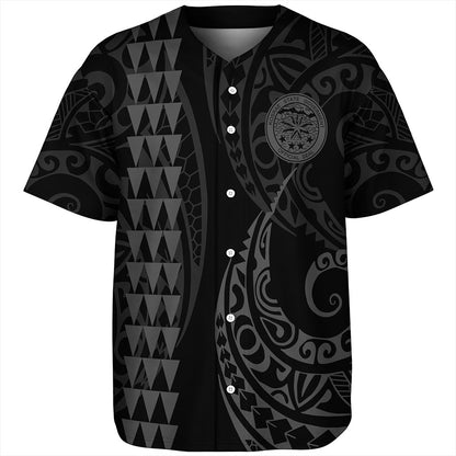 Kosrae Baseball Shirt Kakau Style