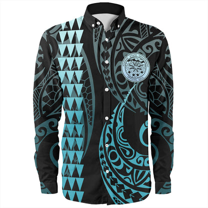 Kosrae Long Sleeve Shirt Kakau Style Ver.1
