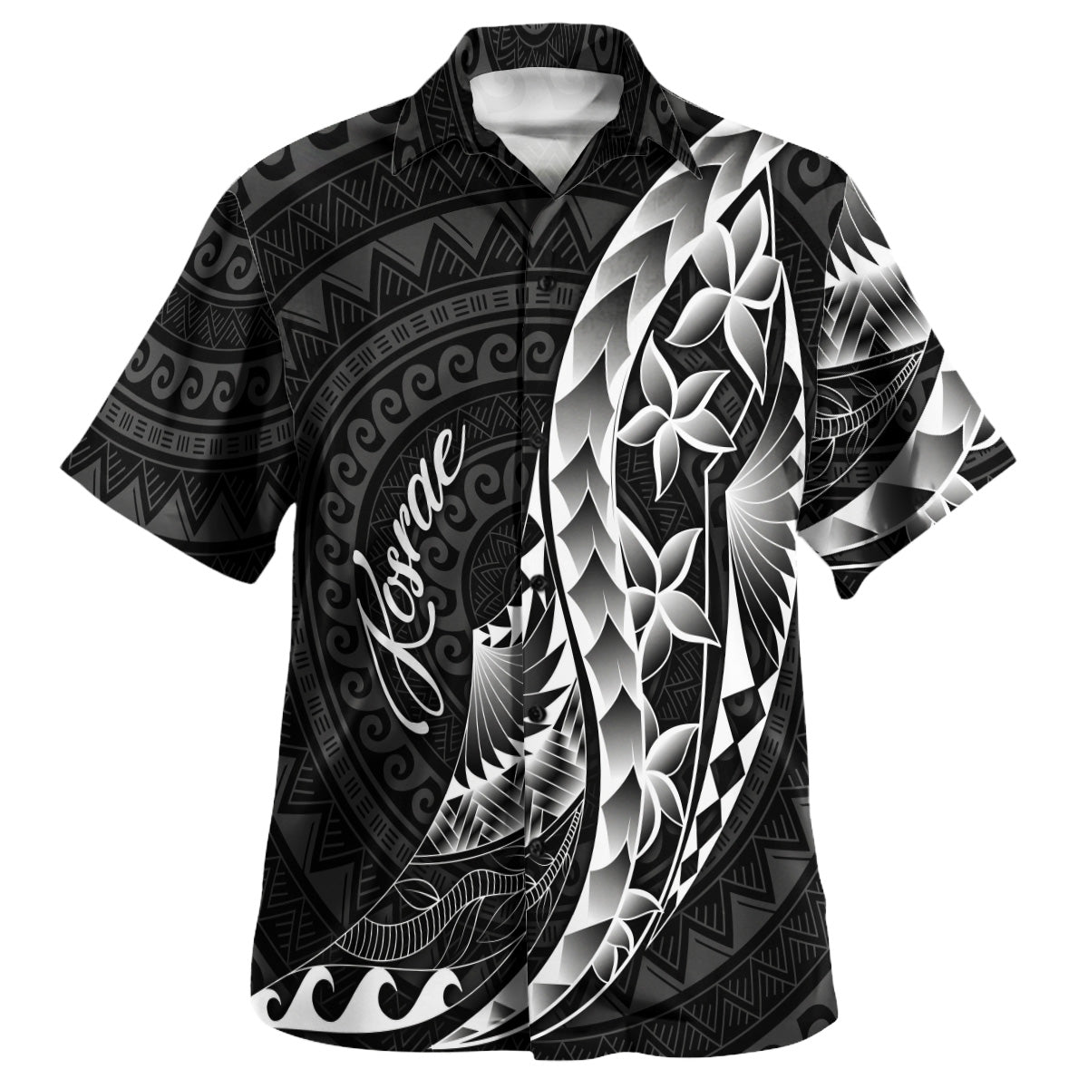 Kosrae Custom Personalised Hawaiian Shirt Polynesian Pattern Style