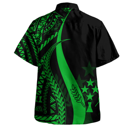 Kosrae Custom Personalised Hawaiian Shirt Micronesian Tentacle Tribal Pattern