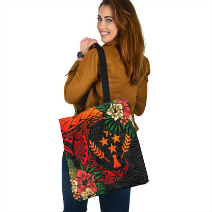 Kosrae Tote Bag Polynesian Turtle Tropical