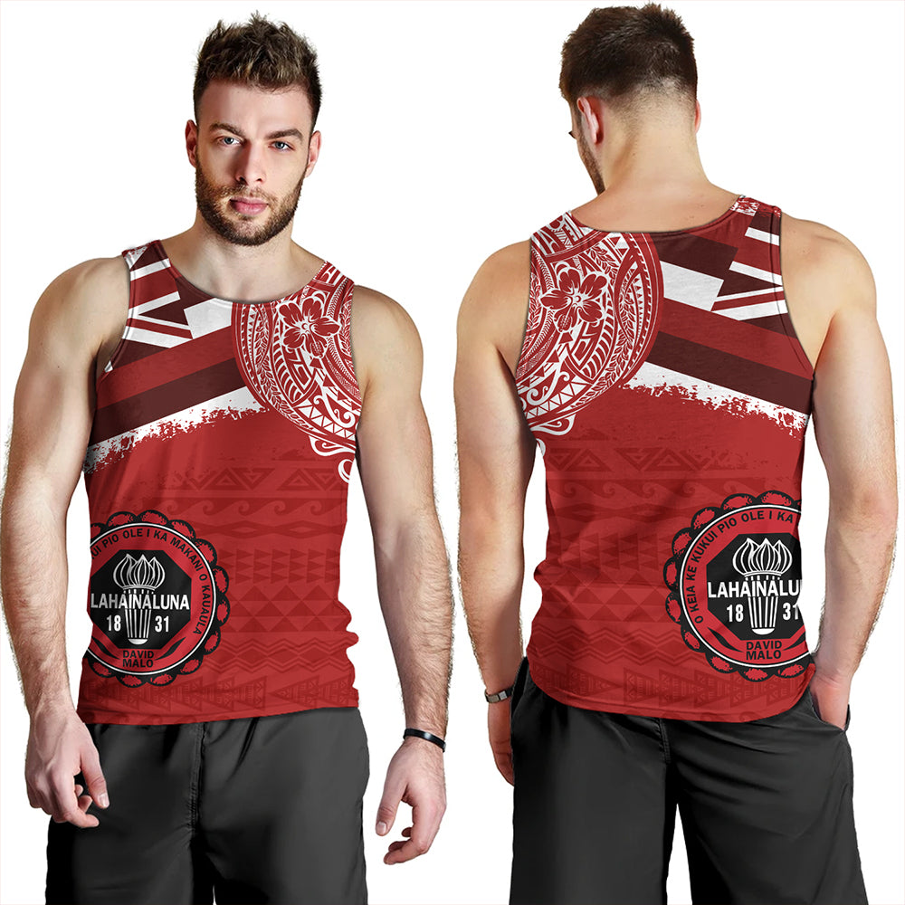 Hawaii Tank Top Lahainaluna High School With Crest Style
