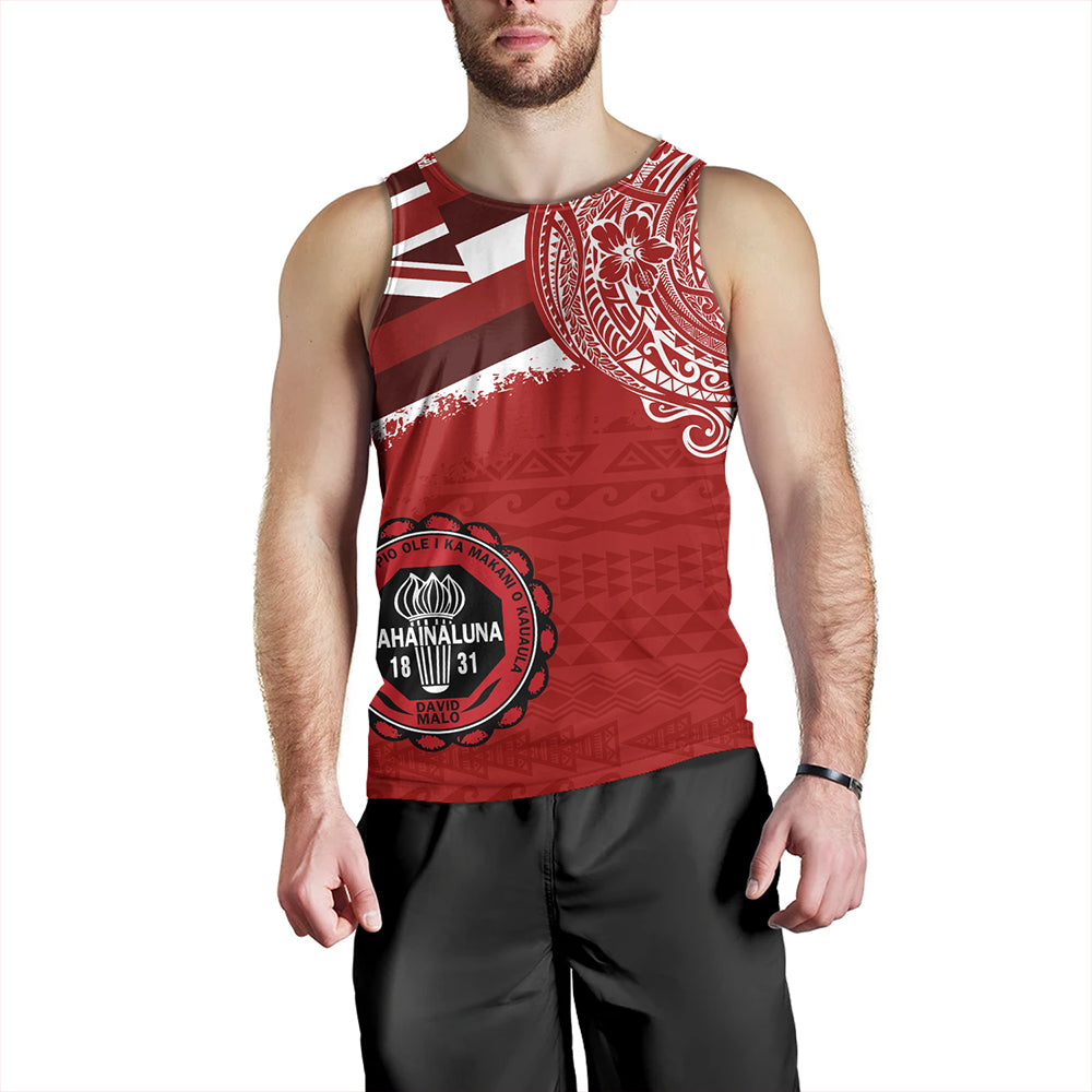 Hawaii Tank Top Lahainaluna High School With Crest Style