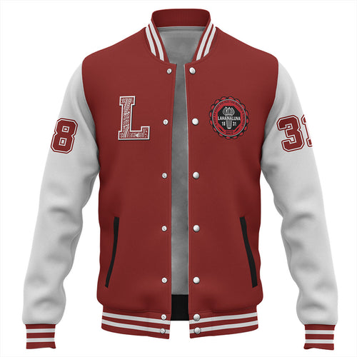 Hawaii Baseball Jacket Lahainaluna High School Polynesian Letters Style