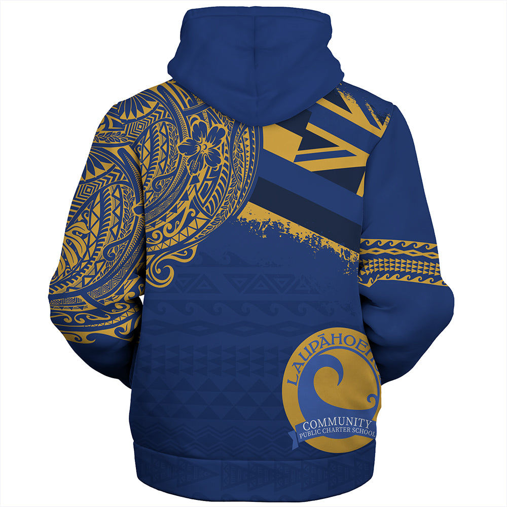 Hawaii Sherpa Hoodie Laupahoehoe Community Public Charter High School With Crest Style