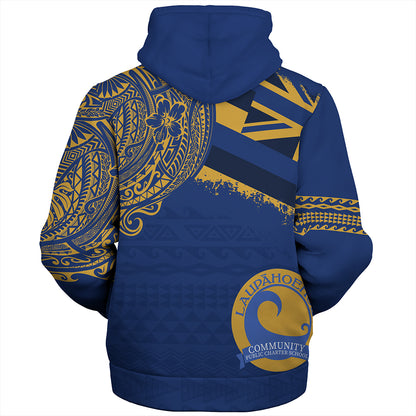 Hawaii Sherpa Hoodie Laupahoehoe Community Public Charter High School With Crest Style