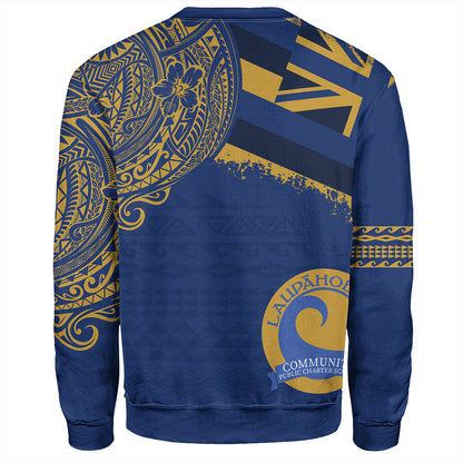 Hawaii Sweatshirt Laupahoehoe Community Public Charter High School With Crest Style