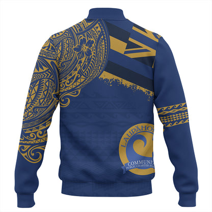 Hawaii Baseball Jacket Laupahoehoe Community Public Charter High School With Crest Style