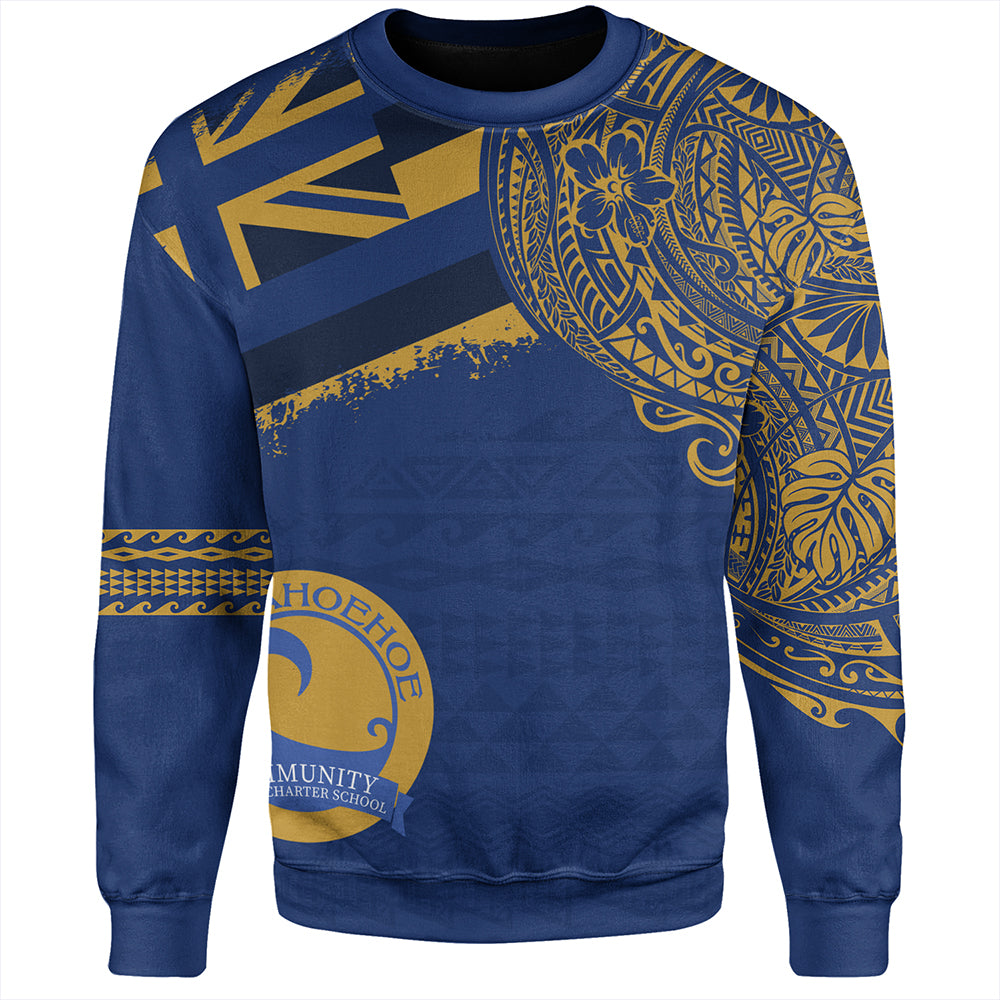 Hawaii Sweatshirt Laupahoehoe Community Public Charter High School With Crest Style