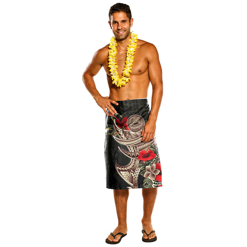American Samoa Lavalava - Polynesian Vintage Style