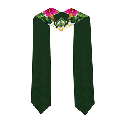 Hawaii Graduation Stole Custom Leilehua High School Class 2026 Tropical Hibiscus Island Style