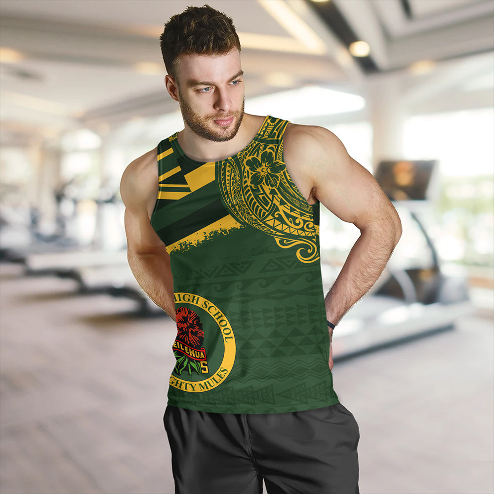 Hawaii Tank Top Leilehua High School With Crest Style