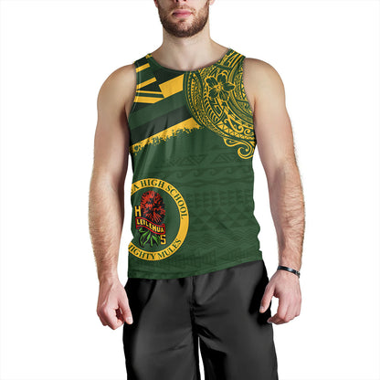 Hawaii Tank Top Leilehua High School With Crest Style